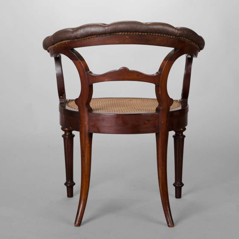 XIXth C. Mahogany Desk Armchair - Image 4