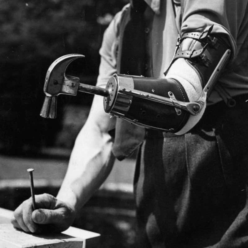 Right Forearm Prothesis, With Interchangeable tools, c.1930 - Image 7