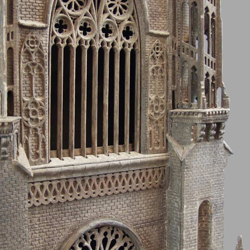 Large Cathedral Model between 1900 and 1930 - Image 7