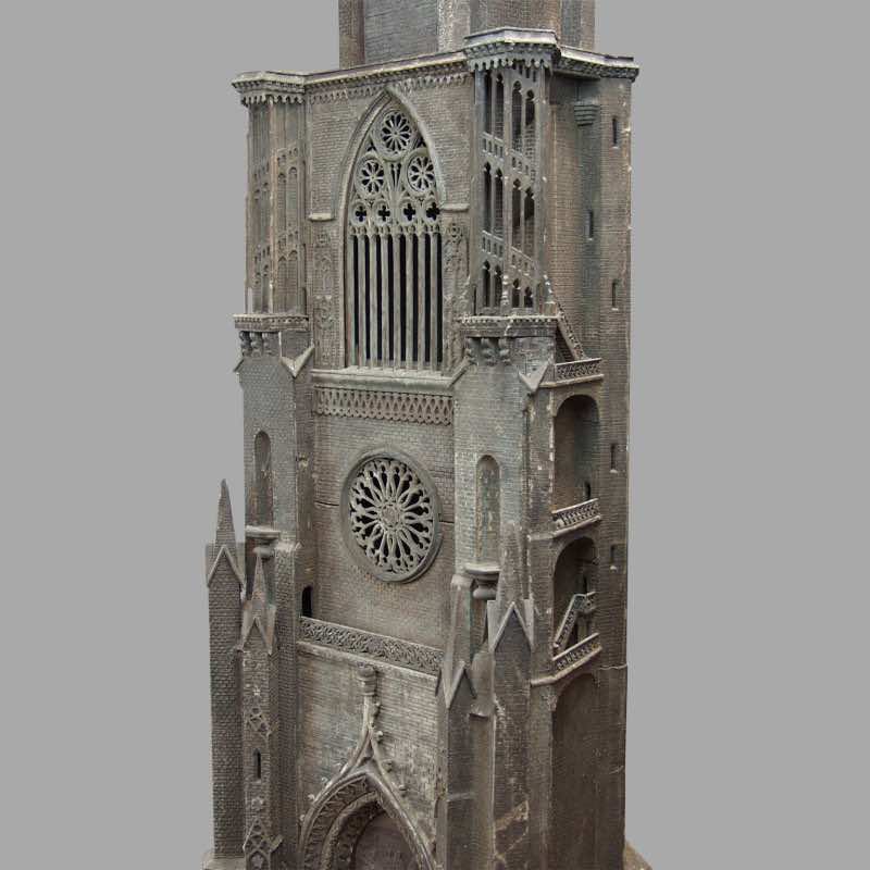 Large Cathedral Model between 1900 and 1930 - Image 4