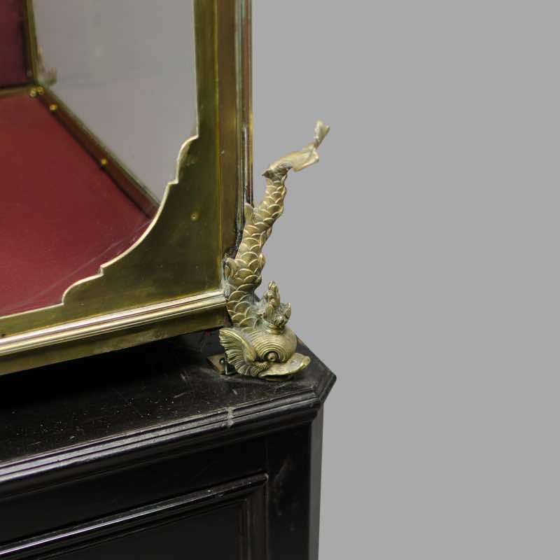 XIXth Century Brass Showcase - Image 2