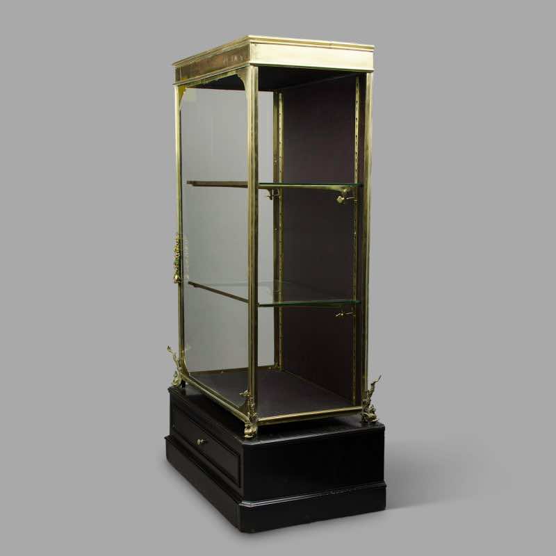 XIXth Century Brass Showcase - Image 3