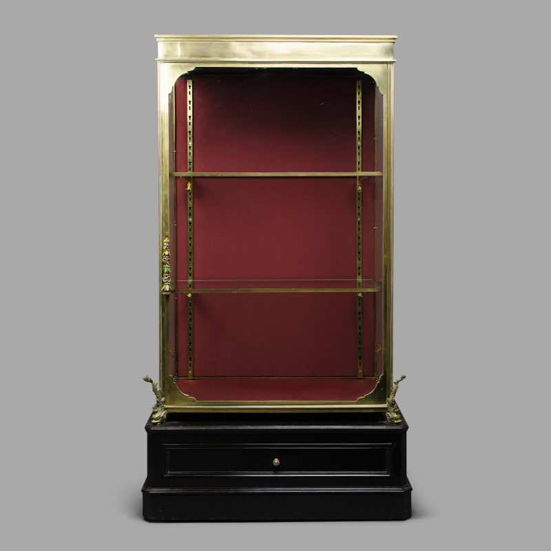 XIXth Century Brass Showcase - Image 4