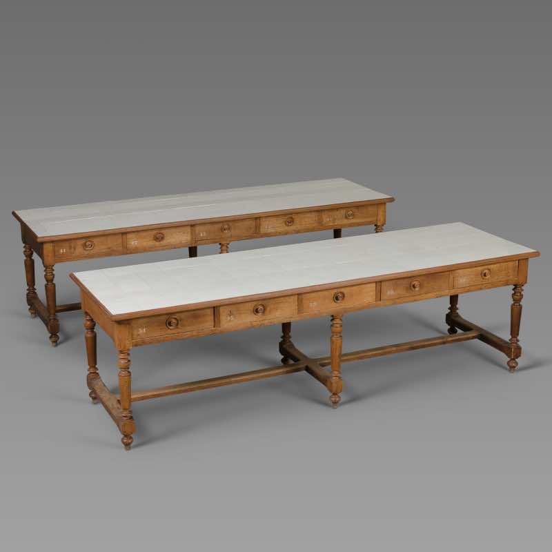 Two Early XXth C. Laboratory's Tables - Image 2