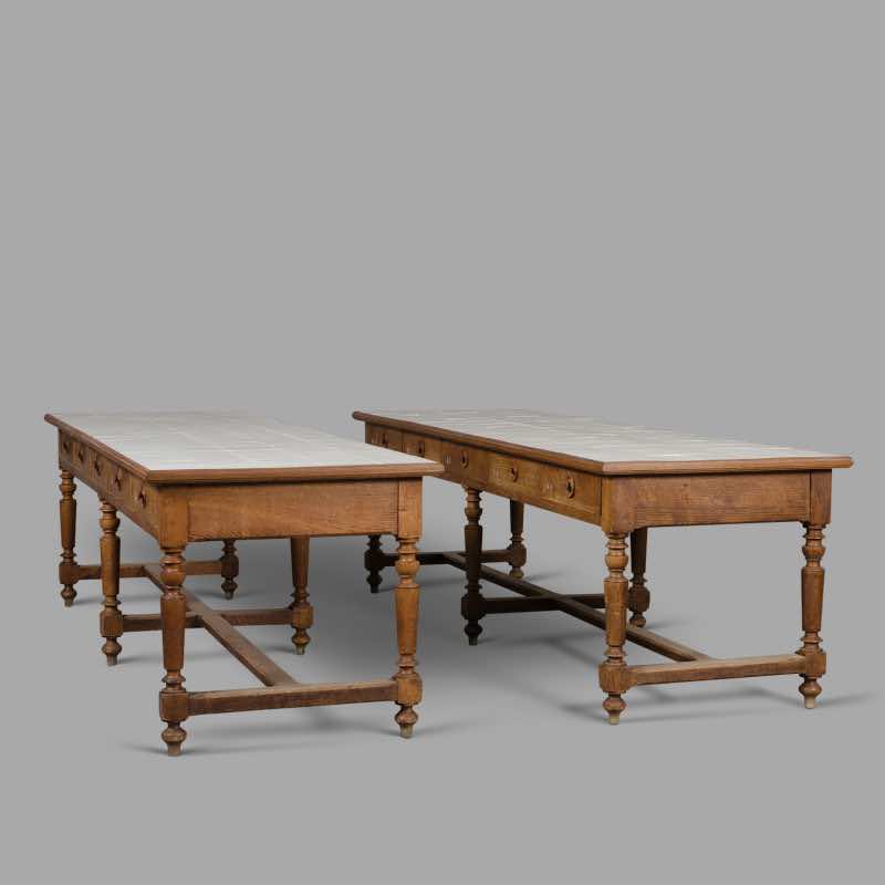 Two Early XXth C. Laboratory's Tables - Image 6