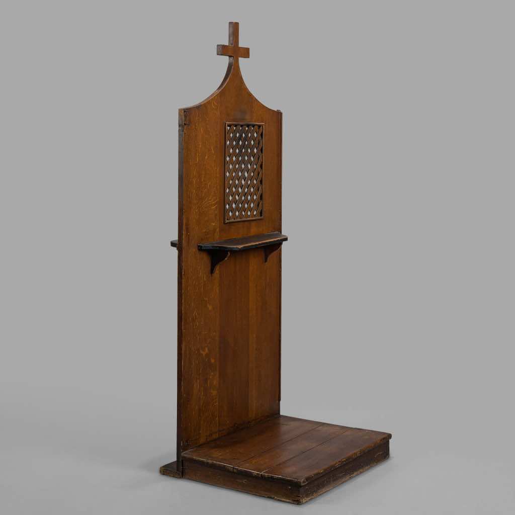 Small Folk Art Confessional, circa 1900