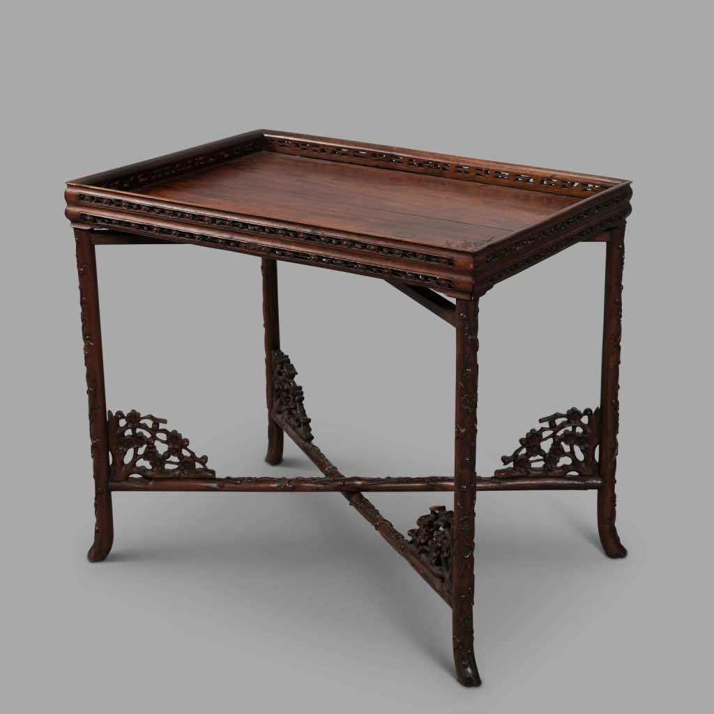 Mahogany Chinese Tea Table