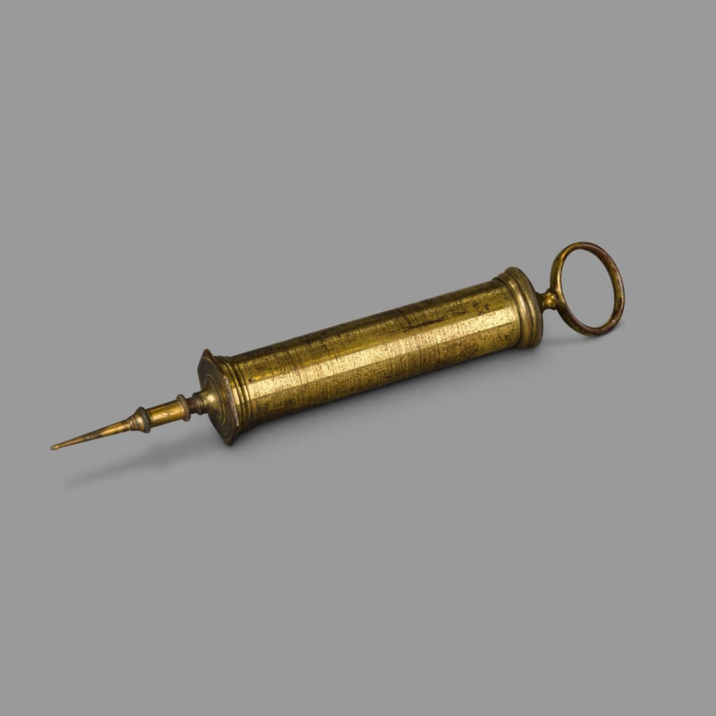 Brass and Glass Syringe