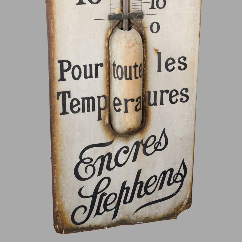 Large Advertising "Stephens'Inks" Thermometer, C. 1920 - Image 3