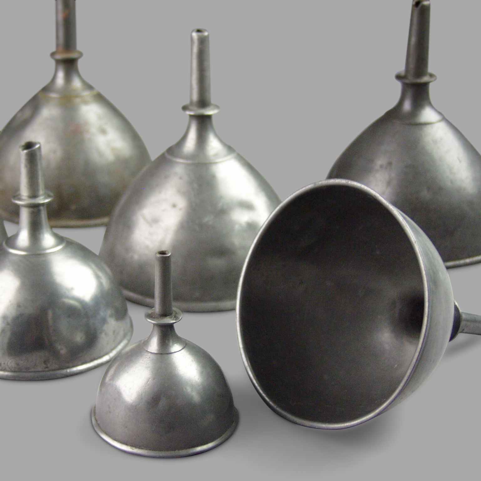 XIXth C. Tin Funnels