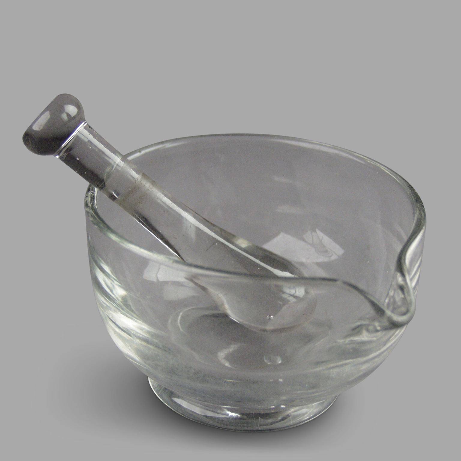 Glass Apothecary or Laboratory Mortar