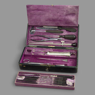 XIXth C. Facial Surgery Instruments Case