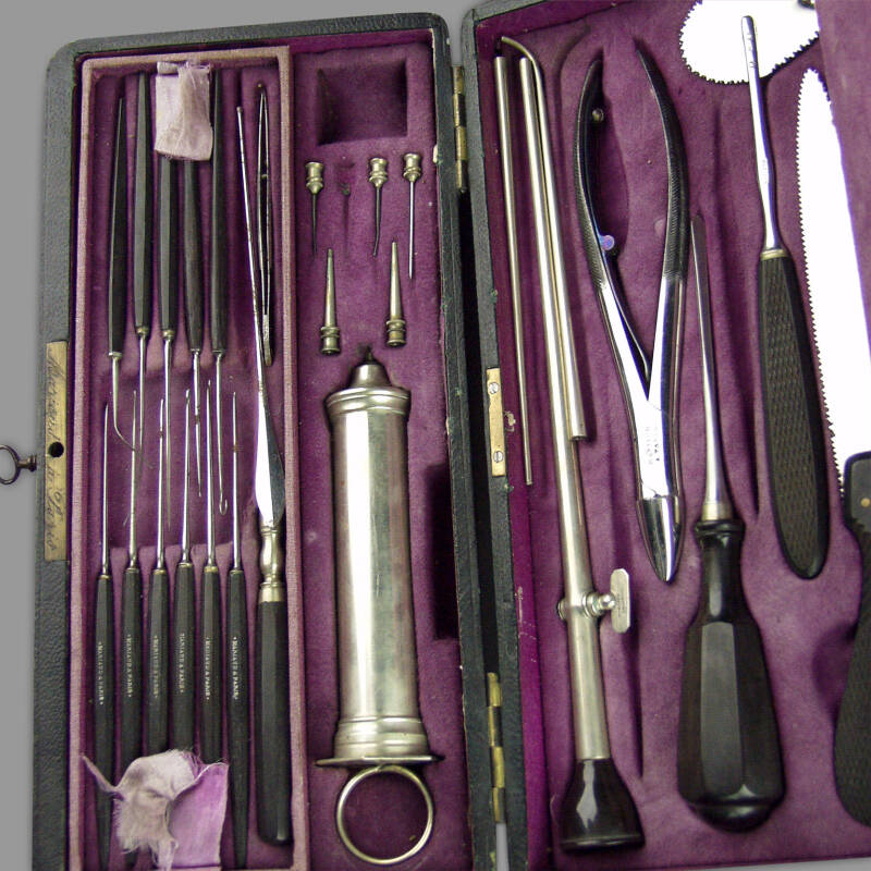 XIXth C. Facial Surgery Instruments Case - Image 3