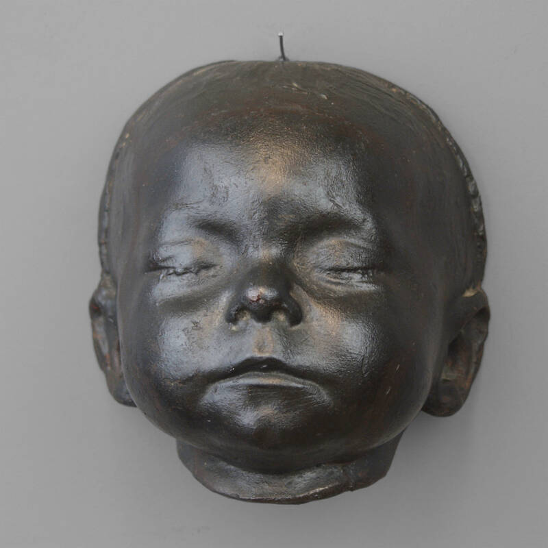 Cast Iron Child Death Mask - Image 3