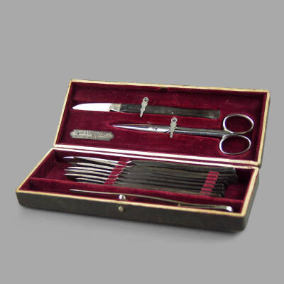 XIXth C. Little Surgery Instruments Case