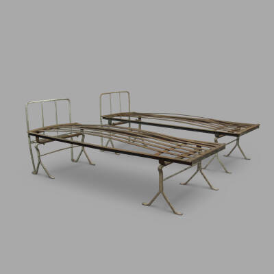 XIXth C. Military Beds
