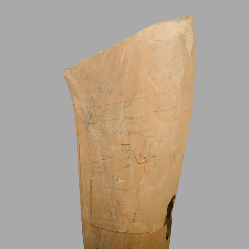 Draft Wooden Left Leg Prosthesis, c. 1930 - Image 4