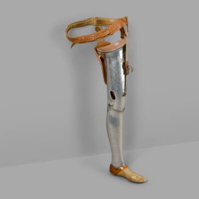 Aluminium Left Leg Prosthesis, c. 1930