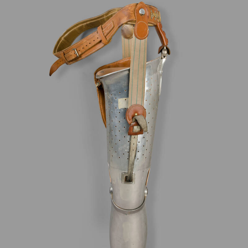 Aluminium Left Leg Prosthesis, c. 1930 - Image 3