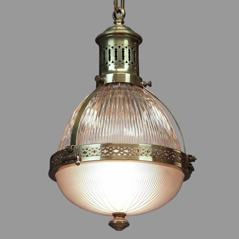 Holophane Celling Light, c. 1920 - Image 3