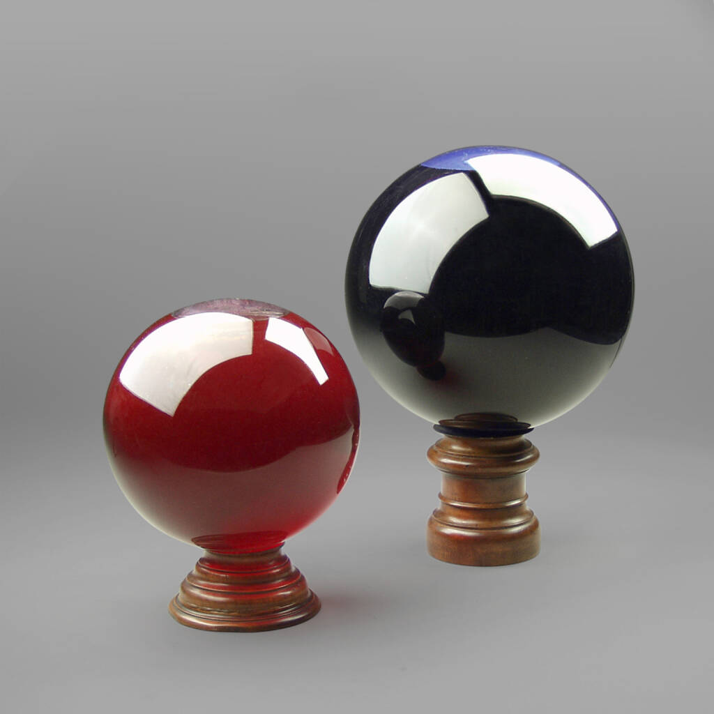 Red and Blue Pharmacy Show Globes, C.1880