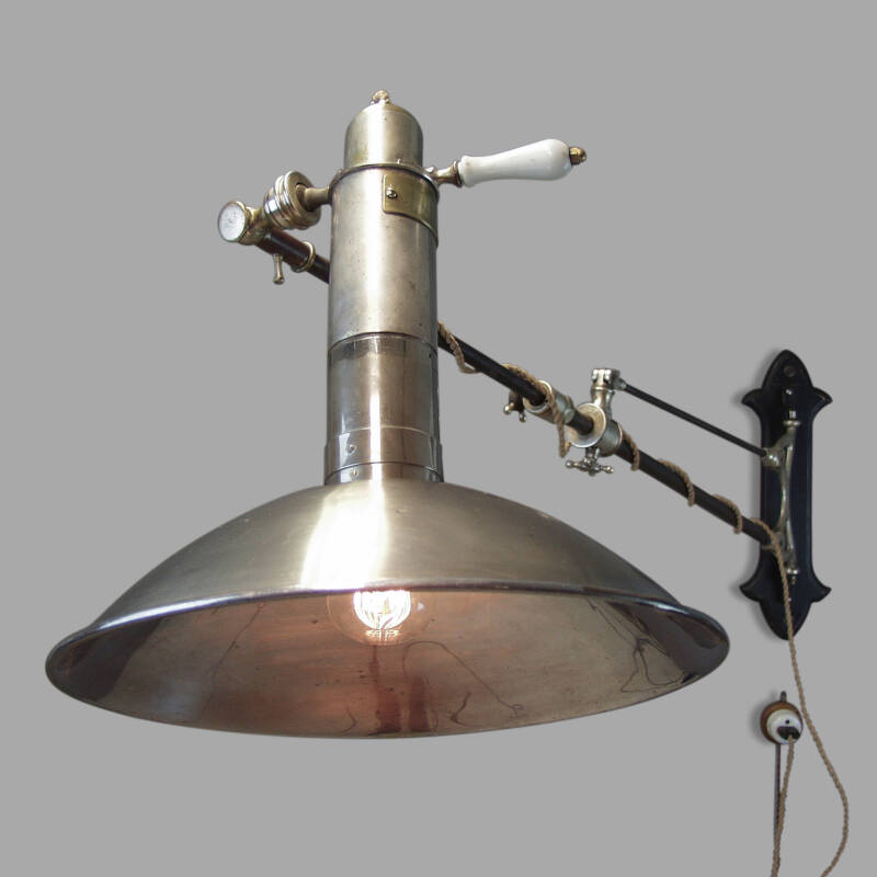 Early XXth C. Wall Medical Lamp - Image 2