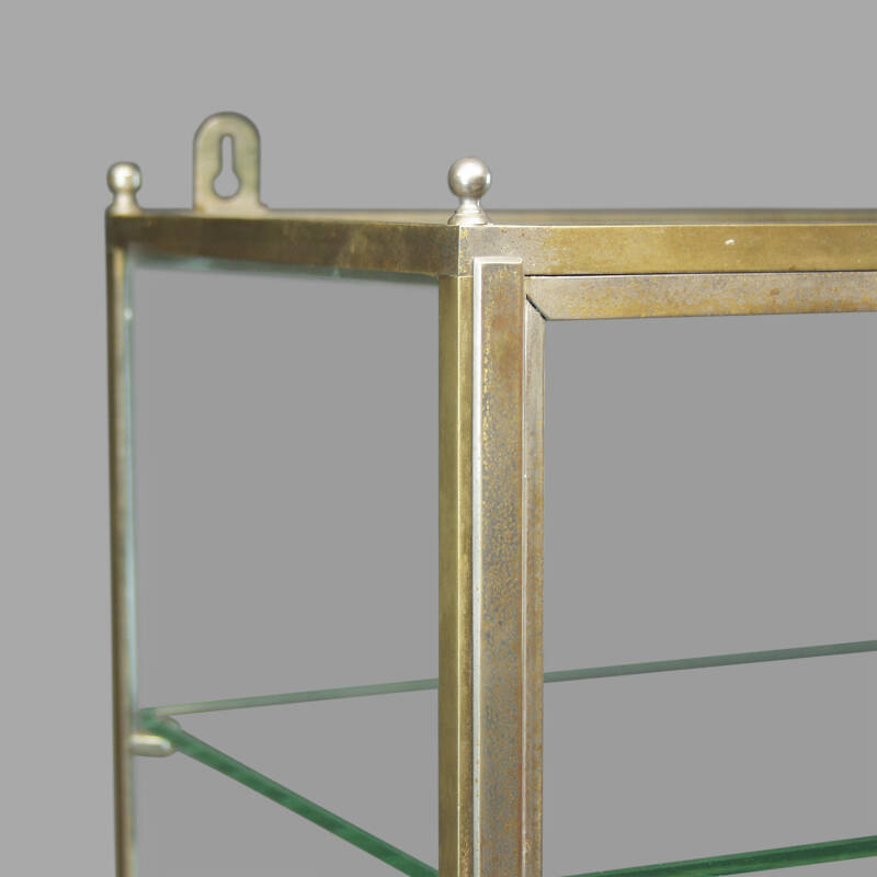 Small Nickel-Plated Brass Display Case, C.1930 - Image 2