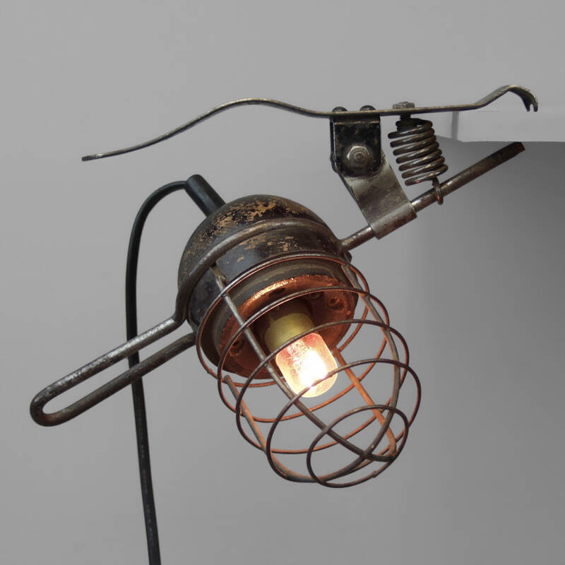 Workshop Hand Lamp with Clamp - Image 2