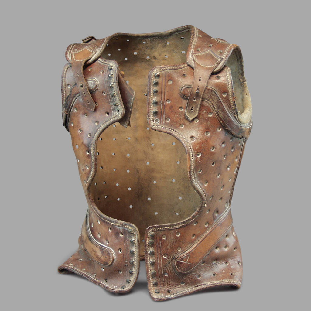 Therapeutic Corset in Leather and Metal