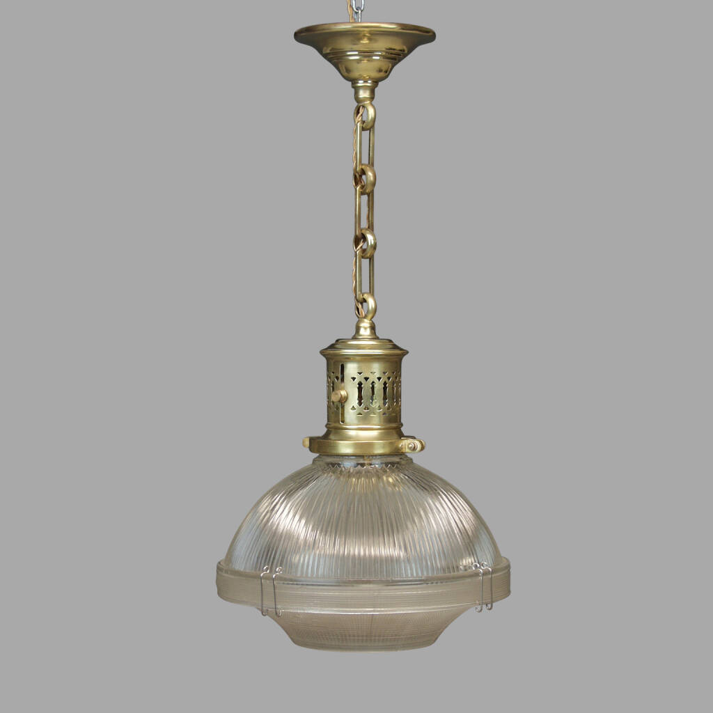 Holophane Pendant Light C. 1920