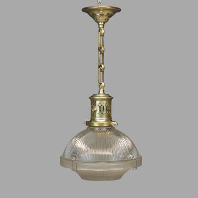 Holophane Pendant Light C. 1920