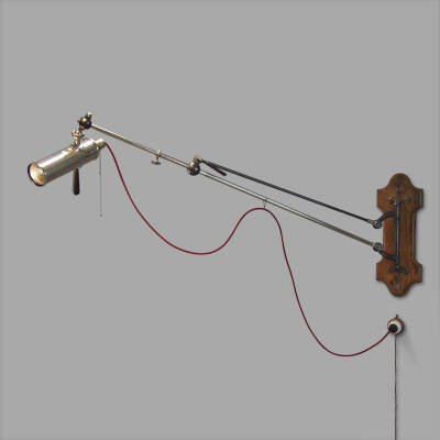 Medical Examination Lamp on Boom Arm, C.1920