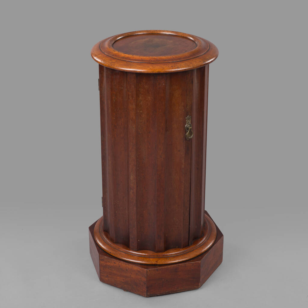 Mahogany Somno Bedside Table, Louis-Philippe Period, C. 1840