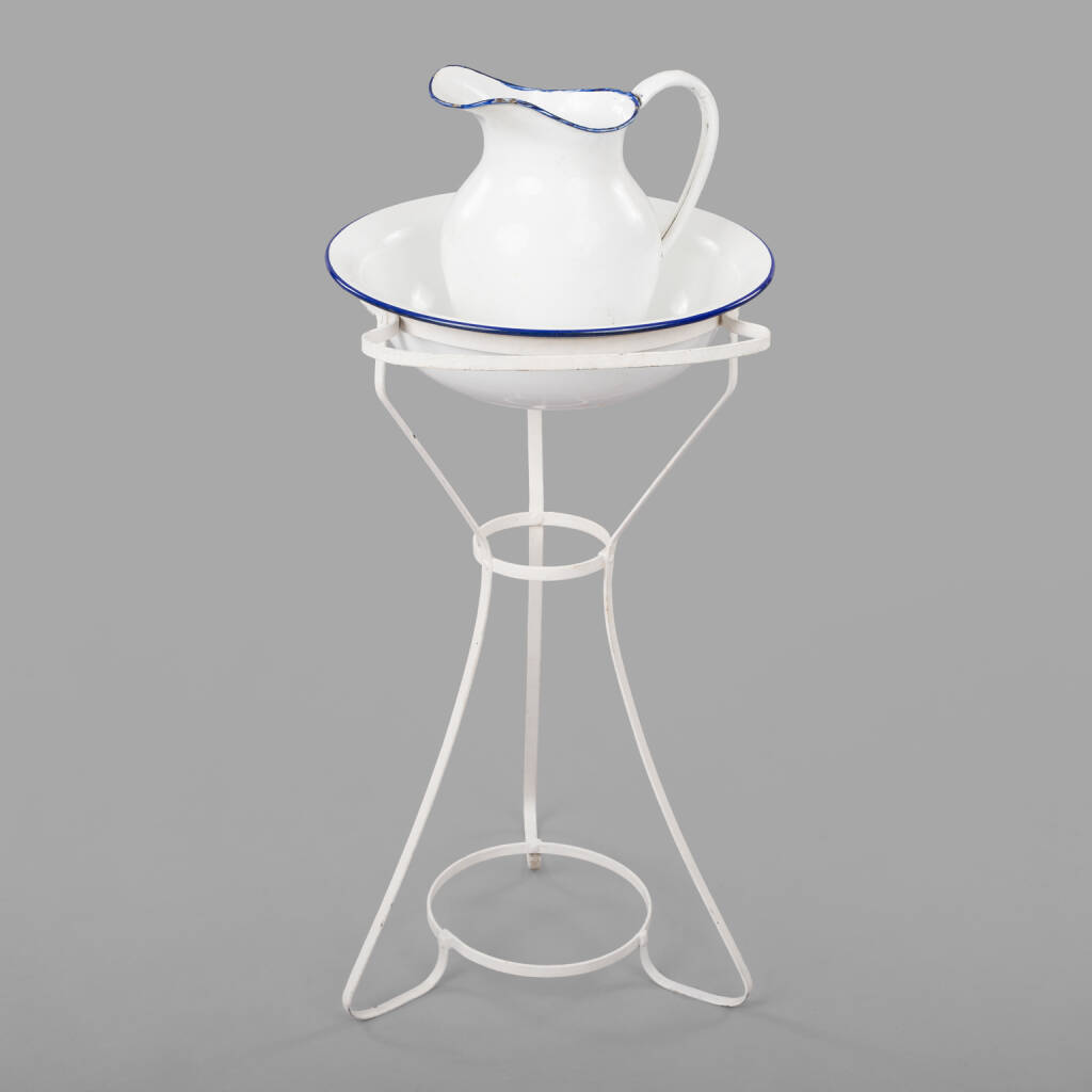 Medical washstand with jug and basin, circa 1920